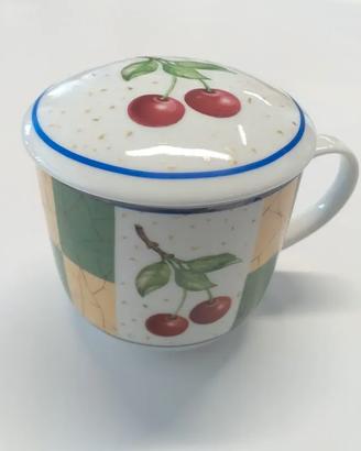 Tazza con coperchio
