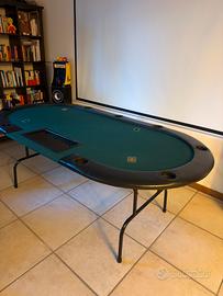 Tavolo da poker con gambe pieghevoli