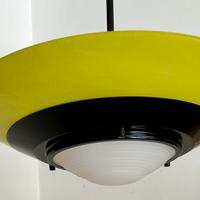 Lampadario murano giallo