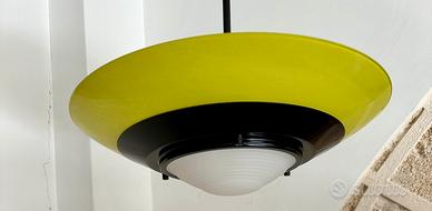 Lampadario murano giallo