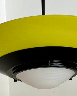 Lampadario murano giallo