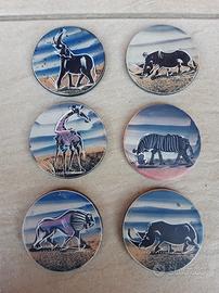 Sottobicchieri e soprammobili Africani