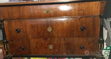 Como’ con cassettiera stile impero restaurato