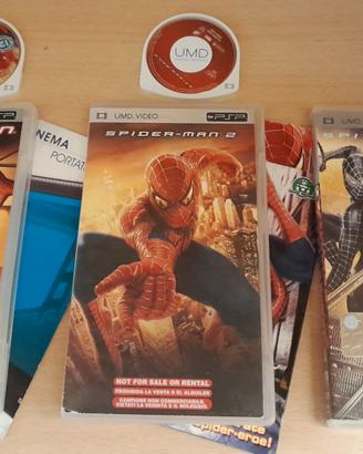 Psp trilogia Spiderman UMD video rara!