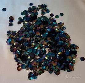 250 grammi di paillettes grandi iridescenti