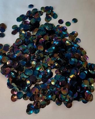 250 grammi di paillettes grandi iridescenti