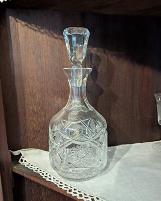 Bottiglia Decanter Vintage in Cristallo