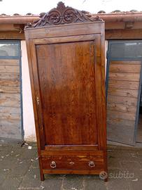 armadio castagno massello primi 900