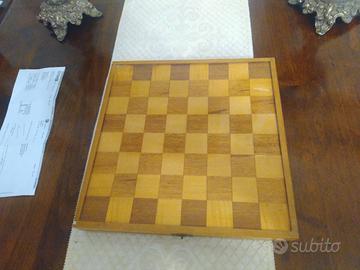 Scacchiera  dama in legno