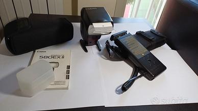 FLASH CANON SPEEDLITE 580EX II+BATTERY PACK €160