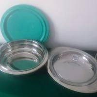 Vassoi portavivande di acciaio