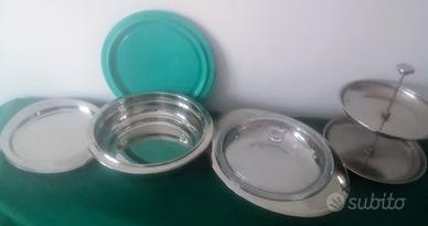 Vassoi portavivande di acciaio