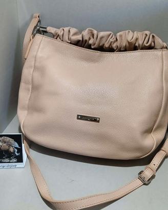 Borsa donna Cromia in pelle rosa antico come nuova