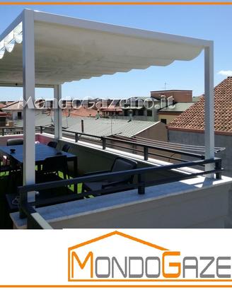 Pergola 5x5 piastre ancoraggio 200x200mm NUOVA