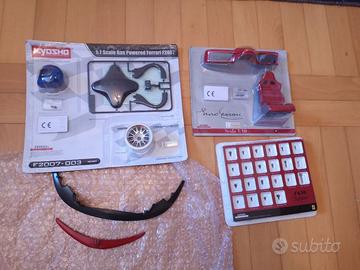 Pezzi vari modelli Ferrari grandi scale 1/10, 1/8