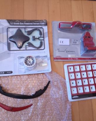 Pezzi vari modelli Ferrari grandi scale 1/10, 1/8