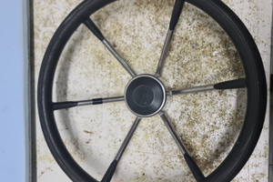 Volante barca in acciaio