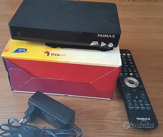 Decoder Humax Tivusat - HD con PVR.