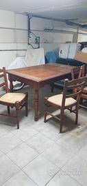 Tavolo allungabile + 6 sedie