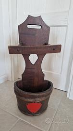 Portalegna rustico in legno – vintage,riadattabile