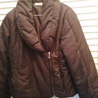 Piumino donna tg 44 marrone