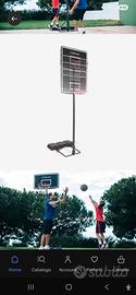 canestro basket Tarmak con base 