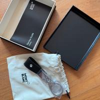 Portachiavi Montblanc nero mai usato doppio gancio