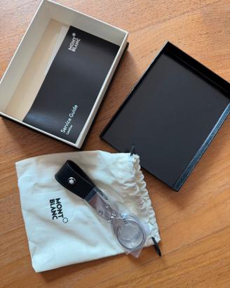 Portachiavi Montblanc nero mai usato doppio gancio