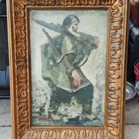 Quadro dipinto antico pittore Grandi epoca '800