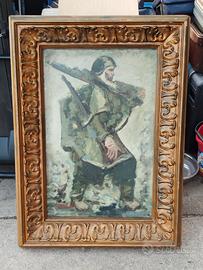 Quadro dipinto antico pittore Grandi epoca '800