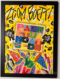 Quadro Donzelli Bruno Serigrafia Zoom  Boetti