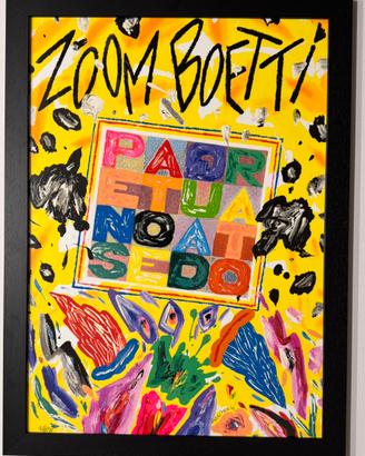Quadro Donzelli Bruno Serigrafia Zoom  Boetti