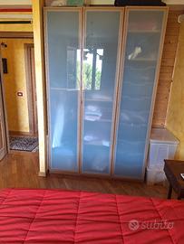 Armadio IKEA PAX 3 ante vetro satinato