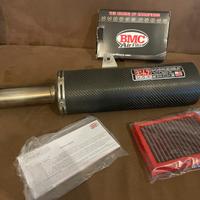 Scarico carbonio + filtro aria Bmc Guzzi Griso