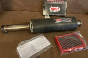 Scarico carbonio + filtro aria Bmc Guzzi Griso