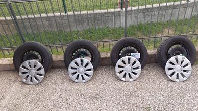 gomme invernali con cerchi skoda fabia