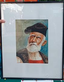 Acquerello "RITRATTO" del Maestro Santini.