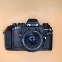Nikon f301 (testata) + obiettivo Nikkor 50mm f/1.8