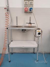 Riavvolgitore per bobine etichette 