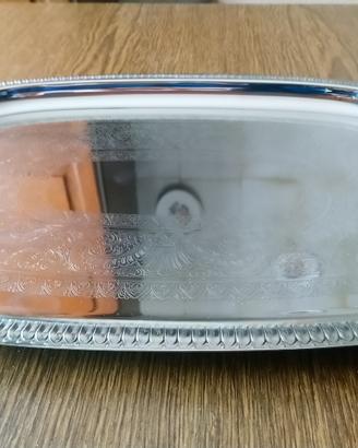 Vassoio inox Alessi anni'70. 