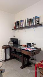 Banco da falegname restaurato in legno massello