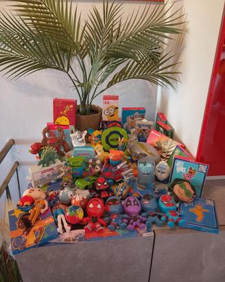 Lotto giocattoli bambino mcdonald's spiderman