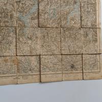 Carta topografica dei laghi lombardi del 1989