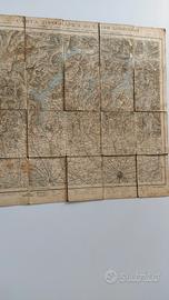 Carta topografica dei laghi lombardi del 1989