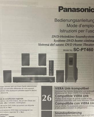 DVD home theater Panasonic SC-PT460