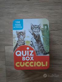 scatola latta quiz box cuccioli 