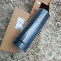 Tubi per canna fumaria nero opaco, 18 x 50