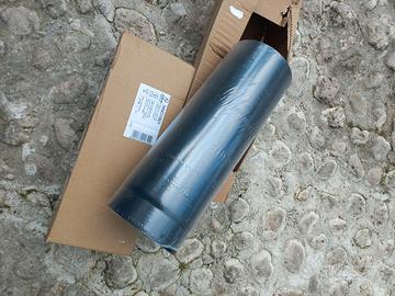 Tubi per canna fumaria nero opaco, 18 x 50