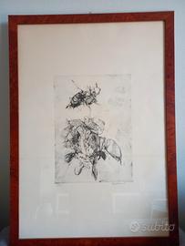 quadro/litografia di Renzo Vespignani