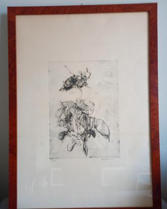 quadro/litografia di Renzo Vespignani